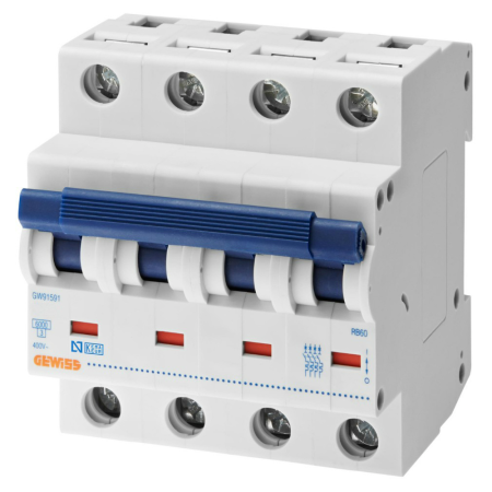 Protectie - Intrerupator automat modular 4P 16A curba C 6kA pentru tablou electric