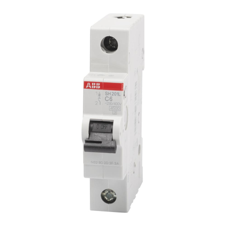 Intrerupator automat modular 1P 6 A curba C 4.5 kA pentru sina DIN [0]