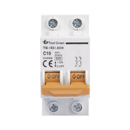 Protectie - Intrerupator automat modular bipolar 10A 6kA cu curba C