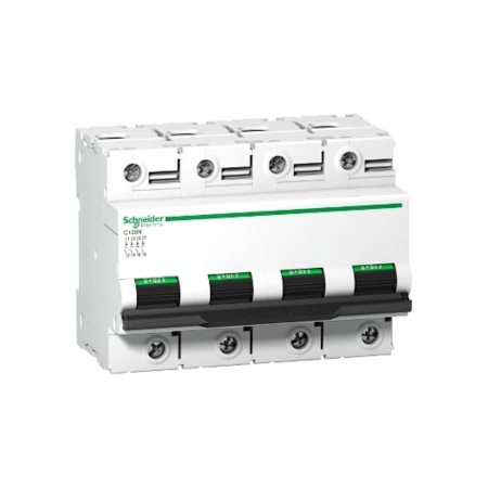 Protectie - Intrerupator automat modular C120N cu 4 poli 80 A curba C 10 kA