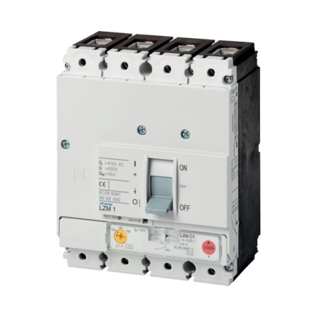 Protectie - Intrerupator automat de putere cu 4 poli si curent nominal 100 A pentru tablou electric