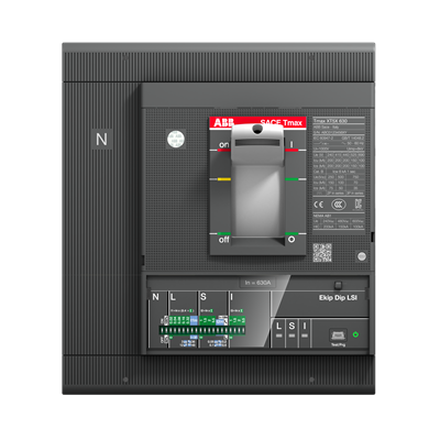 Protectie - Intrerupator automat de putere compact 630 A cu 4 poli si protectie electronica Ekip Dip LSI