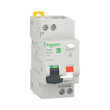 Protectie - Intrerupator automat diferential RCBO 1P+N 16A 10mA curba C tip AC pentru sina DIN