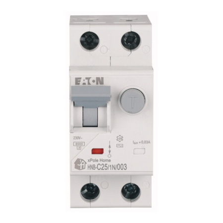 Protectie - Intrerupator automat diferential 25A 1P+N curba C 6kA 30mA tip AC