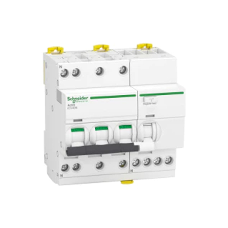 Intrerupator automat diferential RCBO 3P+N 32A 30mA 6kA curba C tip AC [0]