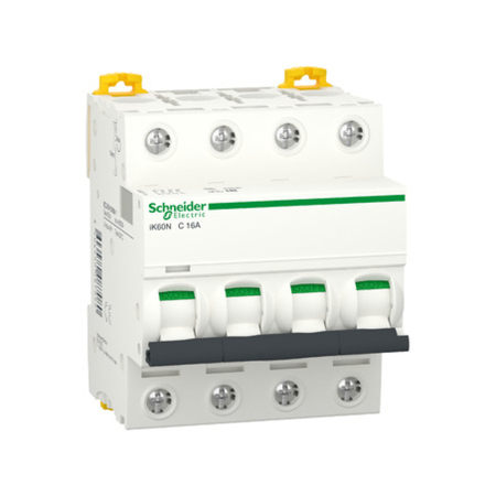 Protectie - Intrerupator automat modular 4P 16A curba C 6kA pentru sina DIN