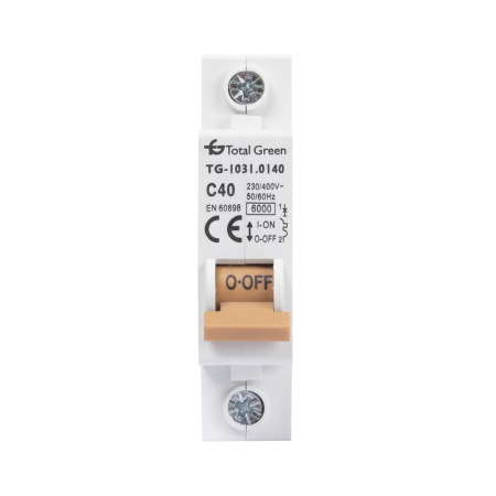 Protectie - Intrerupator automat monopolar 40A curba C 6kA pentru tablou electric