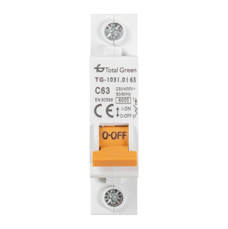 Protectie - Intrerupator automat modular monopolar 63A curba C 6kA