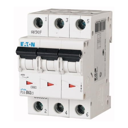 Protectie - Intrerupator automat tripolar 63 A curba C 6 kA pentru tablou electric