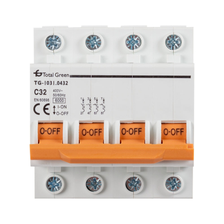 Protectie - Intrerupator automat tetrapolar 4P 32A curba C 6kA pentru tablou electric
