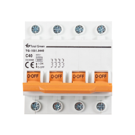 Protectie - Intrerupator automat modular tetrapolar 4P 40A curba C 6kA