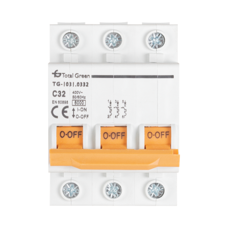 Protectie - Intrerupator automat modular tripolar 32A curba C 6kA pentru tablou electric