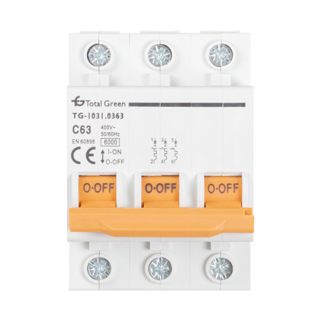 Protectie - Intrerupator automat modular tripolar 63A curba C pentru tablou electric