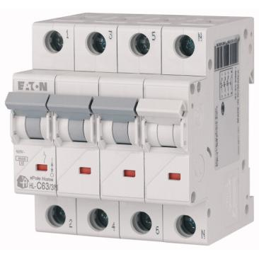 Intrerupatoare automate modulare - Intrerupator Automat Xpole Home 63A 3P+N C 4.5kA HL-C63/3N