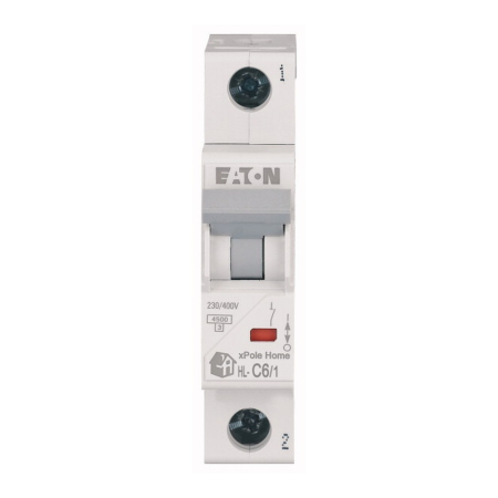 Protectie - Intrerupator automat modular 6 A 1 pol curba C pentru sina DIN