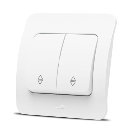 Aparataj - Intrerupator cap scara alb 10A pentru montaj incastrat in doza rotunda standard german