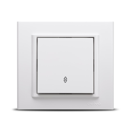Aparataj - Intrerupator cap scara alb 10A pentru montaj incastrat
