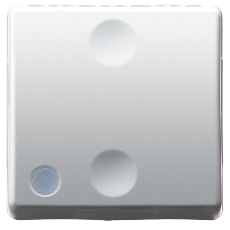 Aparataj - Intrerupator cap scara alb 16AX cu 2 module pentru comanda iluminatului din doua puncte