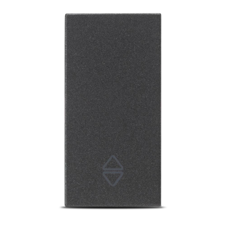 Aparataj - Intrerupator cap scara modular 1M 10A antracit mat pentru montaj incastrat
