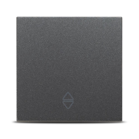 Aparataj - Intrerupator cap scara modular 2M 10A antracit mat pentru montaj incastrat