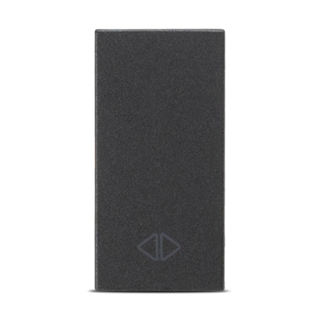 Intrerupator cruce modular 1M 10A antracit mat pentru montaj incastrat [0]
