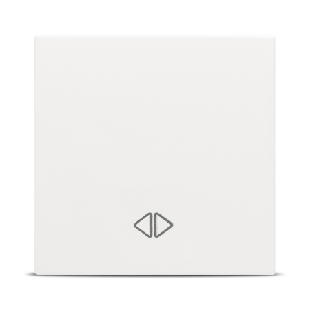 Intrerupator cruce modular 2M 10A alb mat pentru montaj incastrat [0]