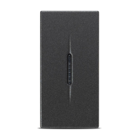 Aparataj - Intrerupator cu LED 1M 10A antracit mat pentru montaj incastrat