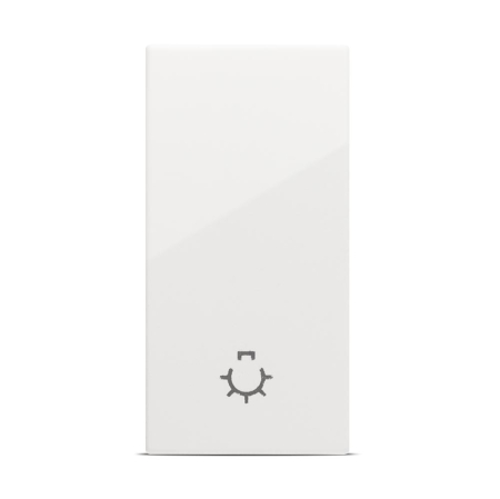 Aparataj - Intrerupator cu revenire alb 1 modul 10A pentru montaj incastrat