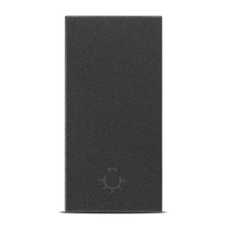 Intrerupator cu revenire 1M 10A antracit mat Moda Voice [0]