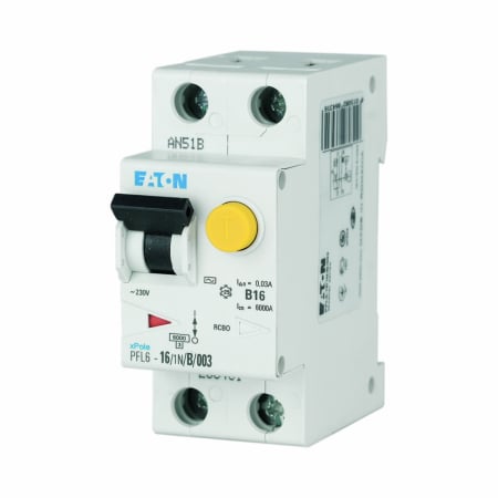 Protectie - Intrerupator automat diferential 10 A 1P+N curba C 30 mA 6 kA pentru sina DIN