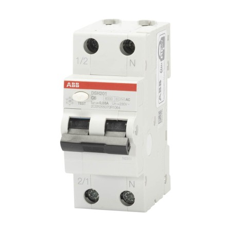 Protectie - Intrerupator automat diferential 1P+N 6A curba C 30mA tip AC pentru sina DIN