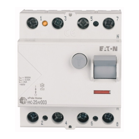 Protectie - Intrerupator diferential tetrapolar 25A 30mA tip AC pentru tablou electric