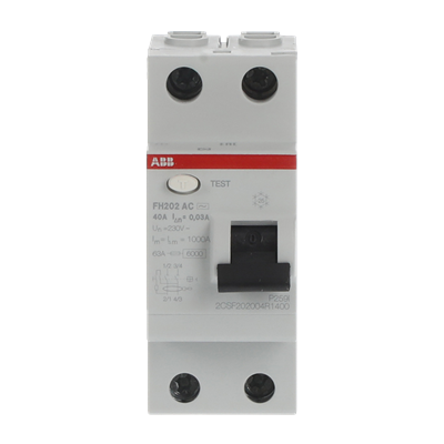 Protectie - Intrerupator diferential 2P 40A 30mA tip AC pentru sina DIN