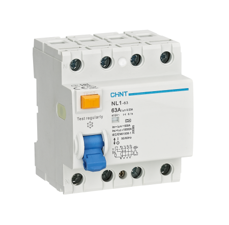 Intrerupator diferential modular 4P 40A 100mA tip AC pentru tablou electric [0]