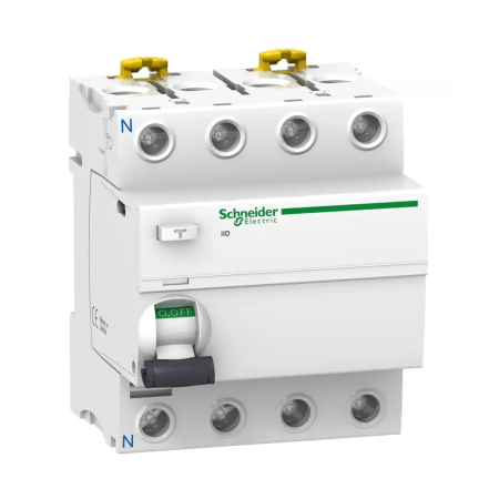 Protectie - Intrerupator diferential RCCB tetrapolar 63A 30mA tip AC pentru sina DIN