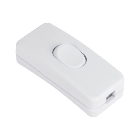 Aparataj - Intrerupator pe fir alb din ABS pentru iluminat interior 2A 230V 600W IP20