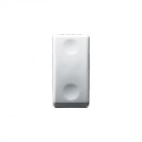 Aparataj - Intrerupator simplu alb modular 1M 10A pentru montaj ingropat