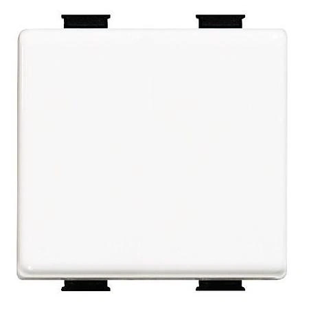Aparataj - Intrerupator simplu modular alb cu 2 module pentru montaj ingropat