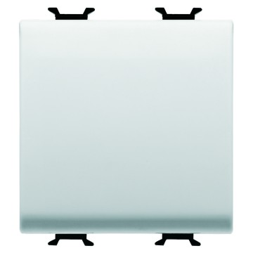Intrerupator simplu alb cu 2 module pentru aparataj standard italian [0]