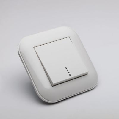 Aparataj - Intrerupator simplu cu LED alb din gama Loft pentru montaj incastrat