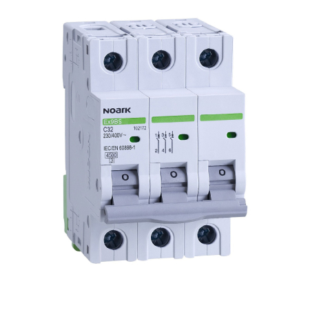 Protectie - Mini intreruptor automat 3P N 63 A curba C 4 5 kA cu 4 module