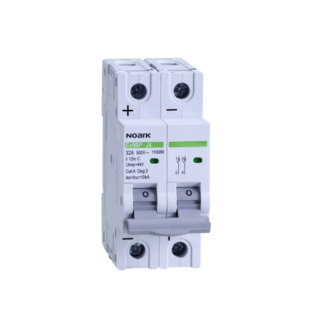 Protectie - Intreruptor automat modular pentru curent continuu cu 2 poli 25 A si curba C