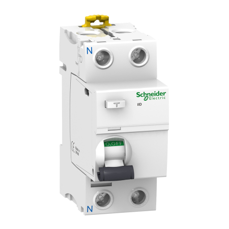 Protectie - Intreruptor diferential RCCB bipolar 25A 30mA tip AC pentru sina DIN
