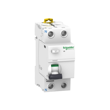 Protectie - Intreruptor diferential RCCB bipolar 40 A 30 mA tip AC pentru sina DIN