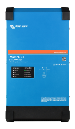Invertoare Hibrid - Off Grid - Inverter charger MultiPlus II 24V 3000VA 70A 230V vedere frontala