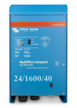 Invertoare Hibrid - Off Grid - Invertor incarcator MultiPlus Compact 24V 1600VA 40A 230V VE Bus