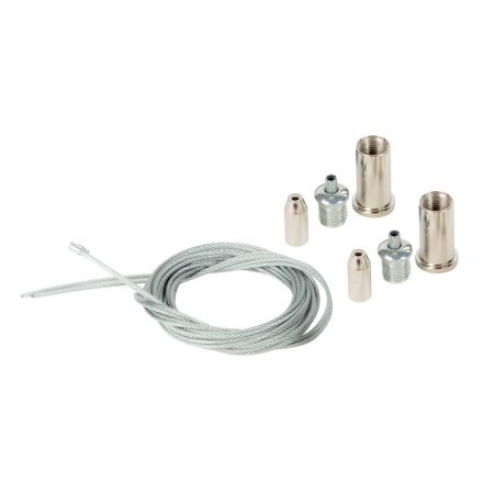 Surse de iluminat - Kit de suspendare 2 m din otel pentru sina magnetica de iluminat