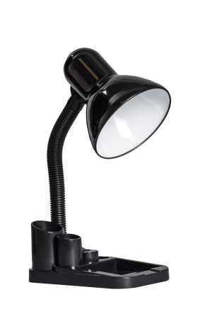 Surse de iluminat - Lampa de birou Klara neagra din metal cu soclu E27