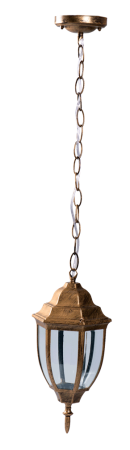 Surse de iluminat - Lampa decorativa de gradina cu finisaj antic sticla transparenta dulie E27 si protectie IP44