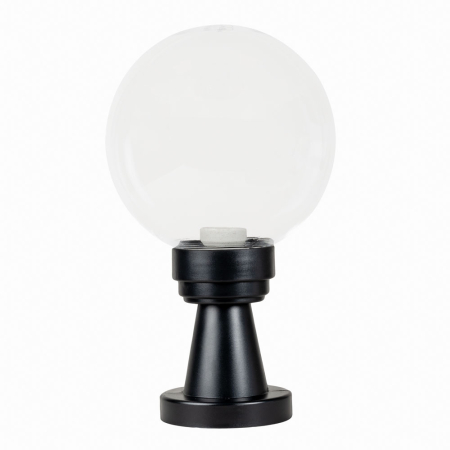 Lampa de gradina Luca transparenta tip stalp cu dulie E27 si protectie IP44 [0]